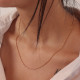 Colorful enamel necklace 