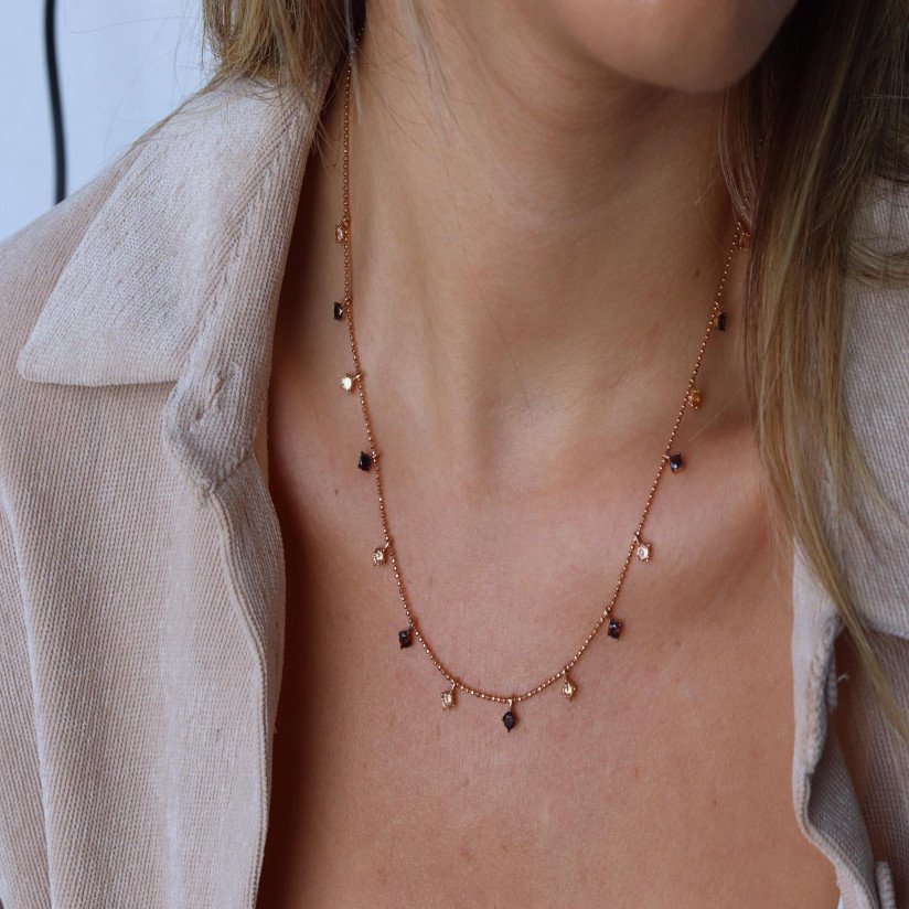 Sequential Solitaire Necklace