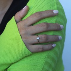 Nostalji Opal Yüzük