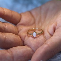 Nostalji Opal Yüzük