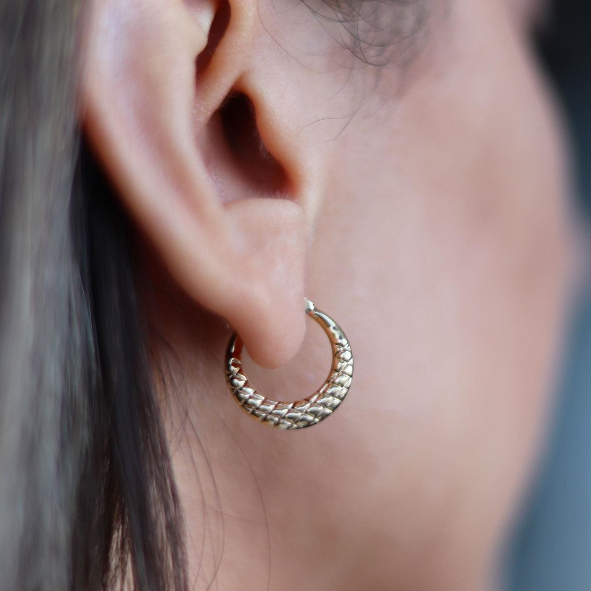 Kapitone Halka Küpe