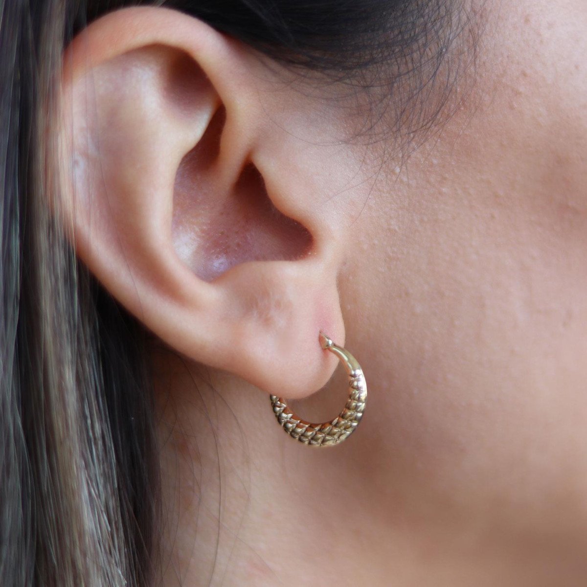 Kapitone Halka Küpe