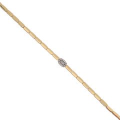 Baget Taşlı Pul Bileklik