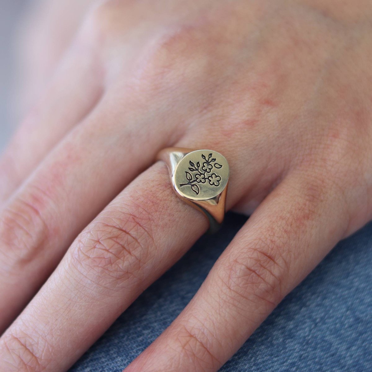 Çiçek İmza Yüzük
