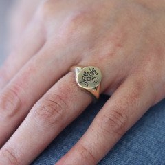 Çiçek İmza Yüzük