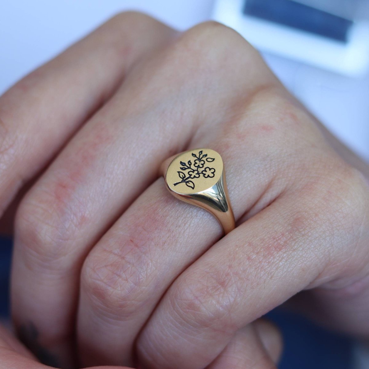Çiçek İmza Yüzük
