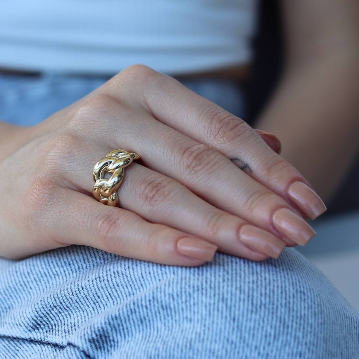 Kalın Gurmet Yüzük