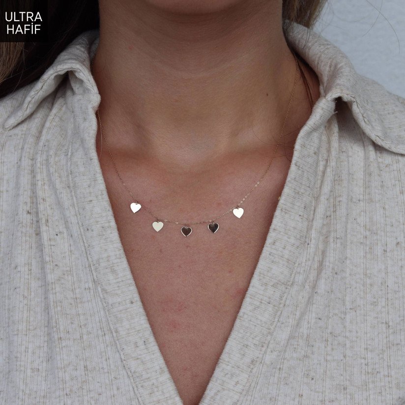 Sequential Heart Necklace