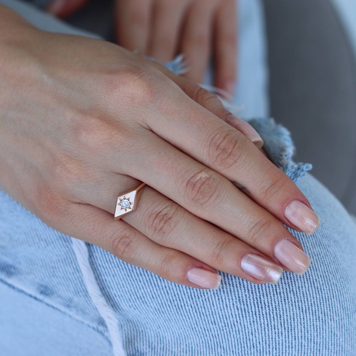 Taşlı Şovalye Yüzük