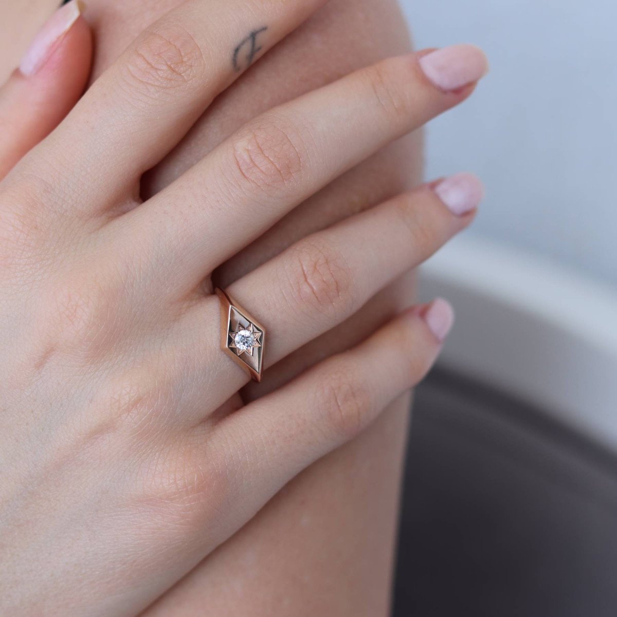 Taşlı Şovalye Yüzük