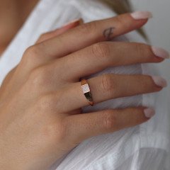 Taşlı Şovalye Yüzük