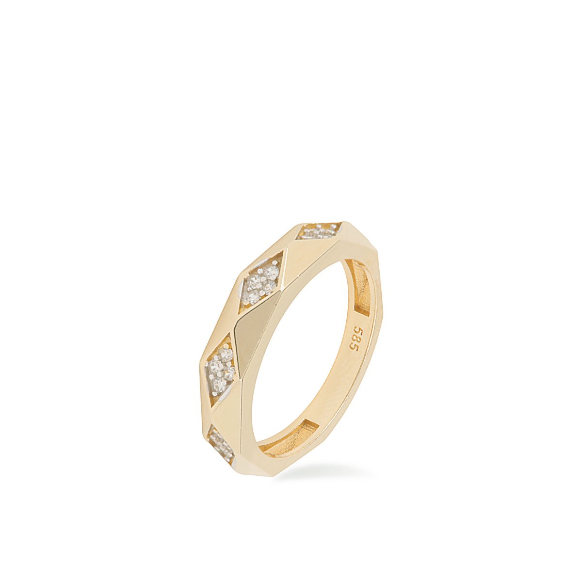 Taşlı Prizma Yüzük