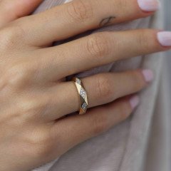 Taşlı Prizma Yüzük