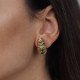Italian Mussel Hoop Earrings 