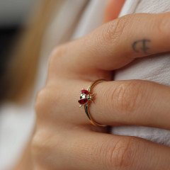 Uğur Böceği Yüzük