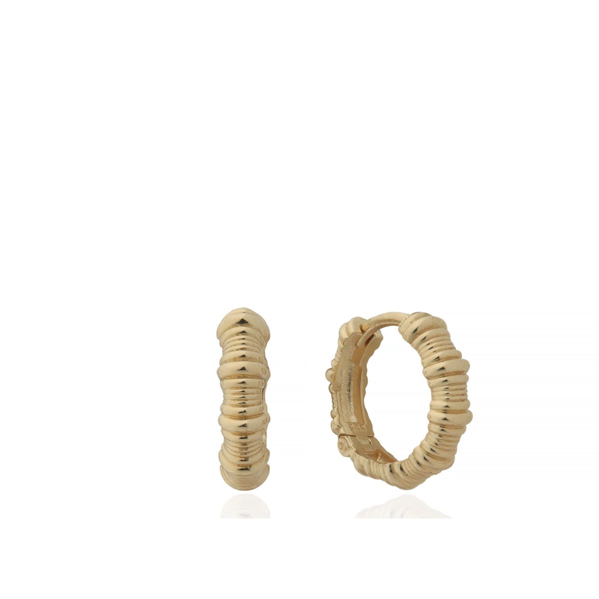 Mini Sarmal Halka Küpe