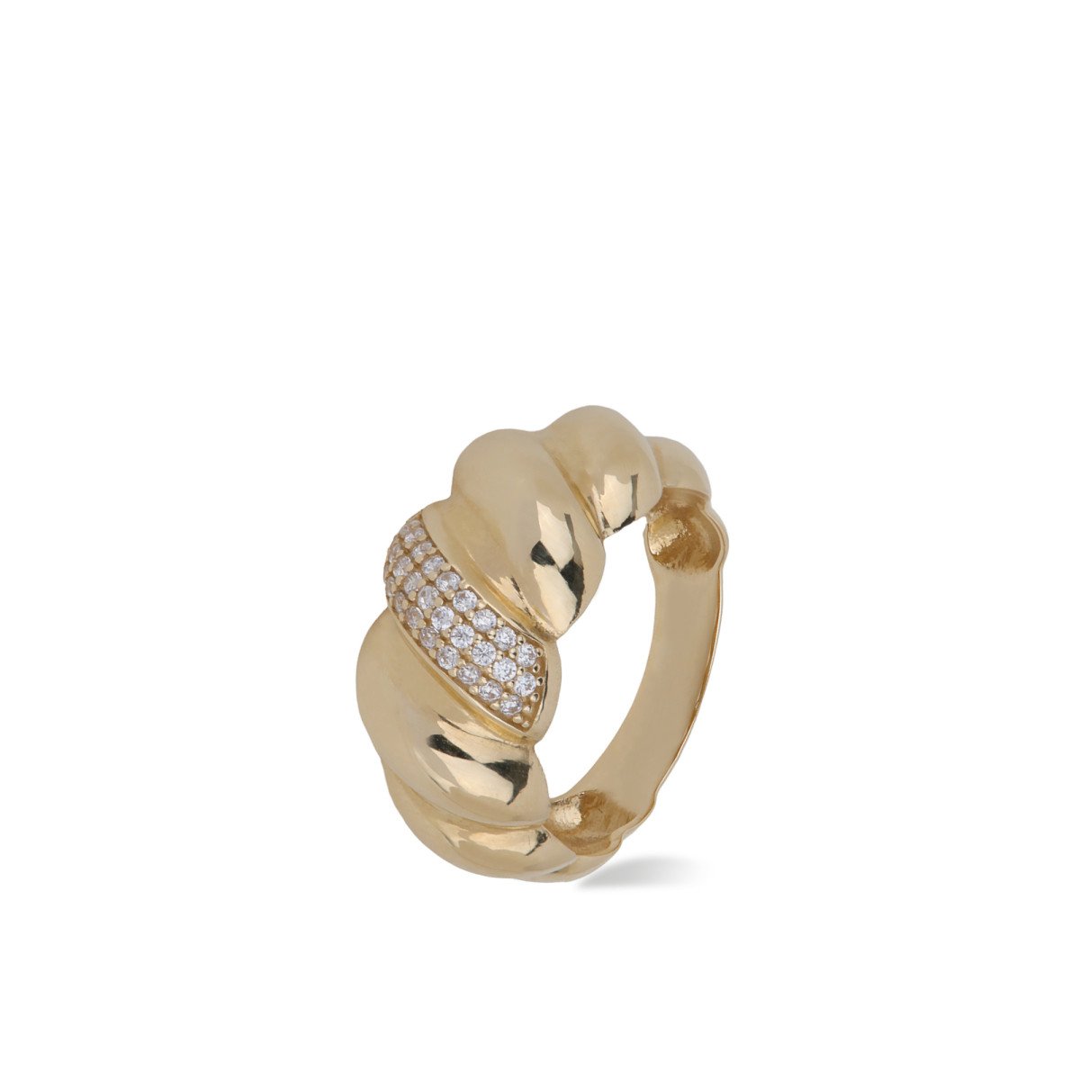 Taşlı İri Midye Yüzük