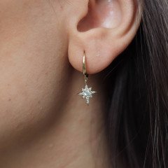 Kuzey Yıldızı Küpe