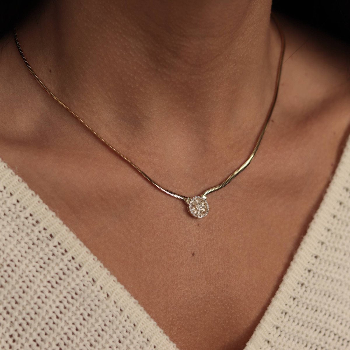 Baget Balık Sırtı Kolye