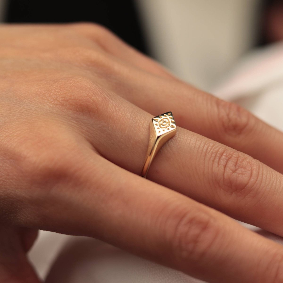 Güneş İmza Yüzük