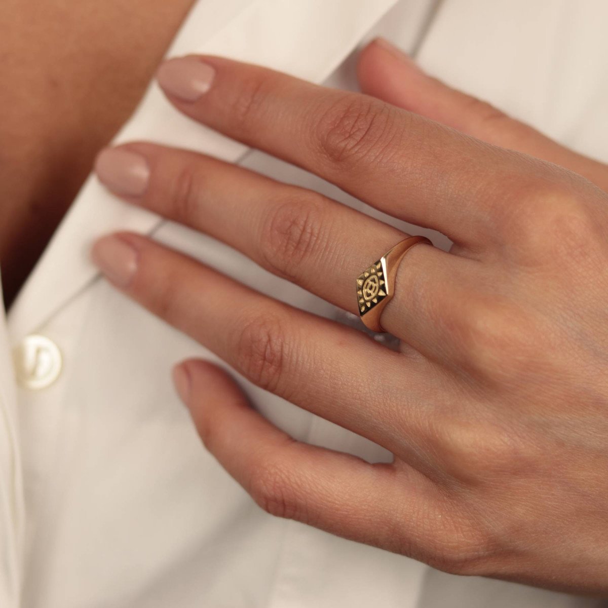 Güneş İmza Yüzük