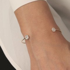 Taşlı Çiçek Bilezik