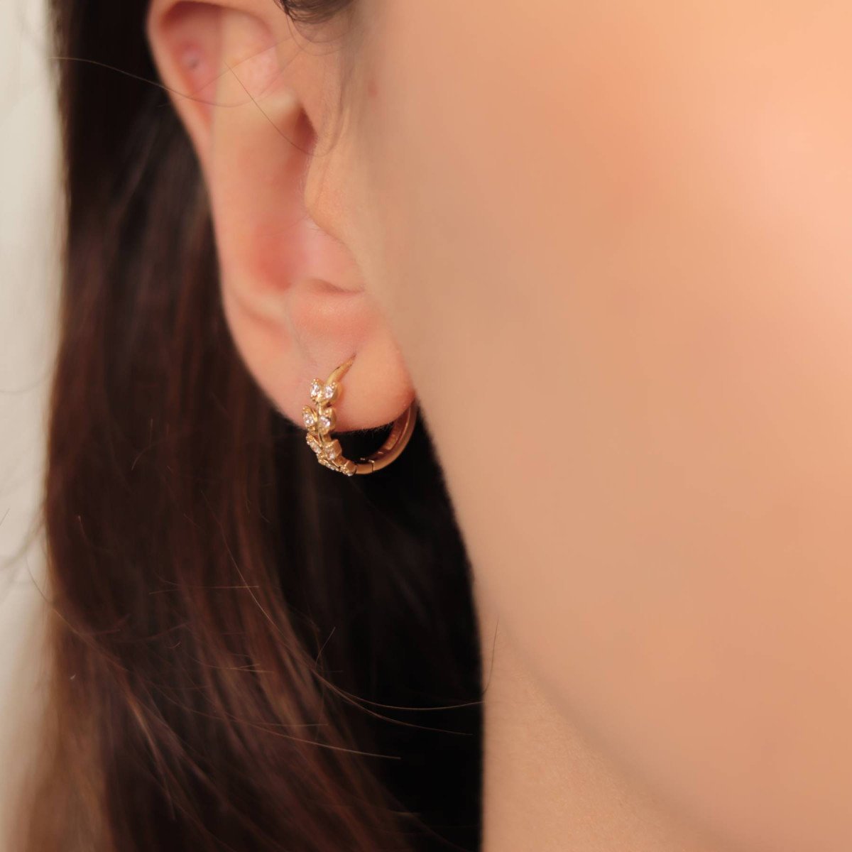 Taşlı Başak Küpe