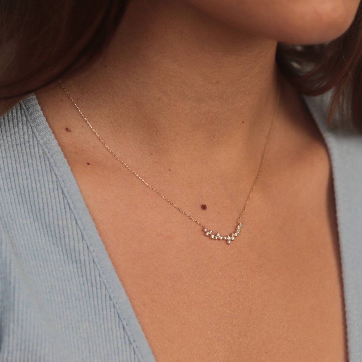 Sıralı Taşlı Kolye