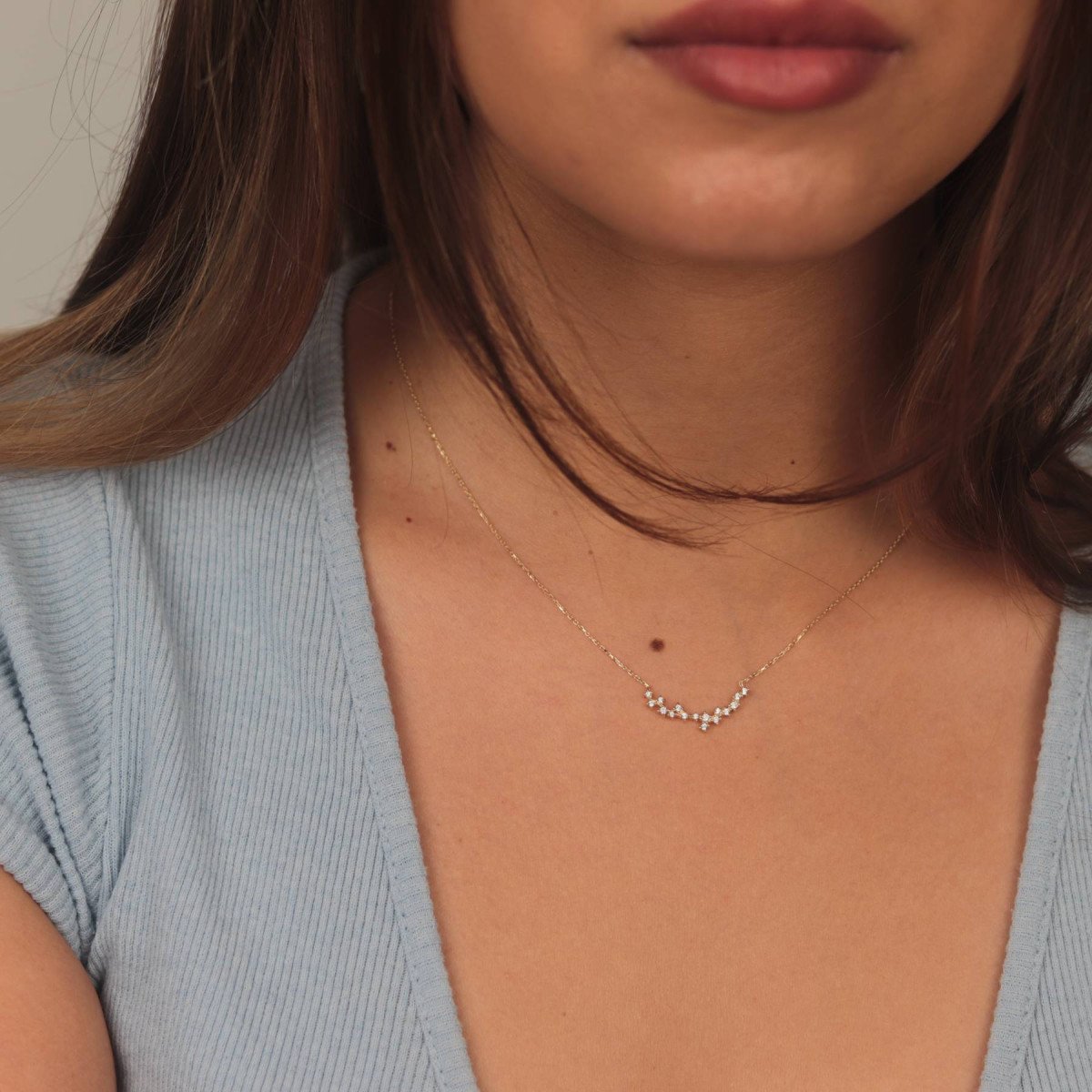 Sıralı Taşlı Kolye