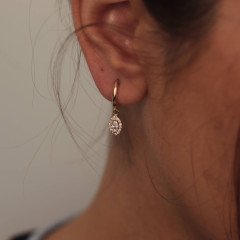 Markiz Taşlı Küpe