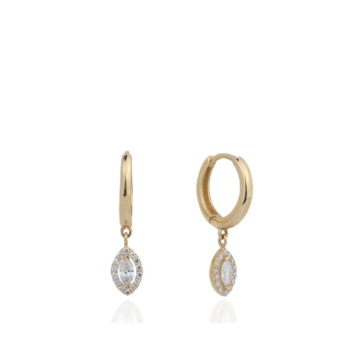 Markiz Taşlı Küpe