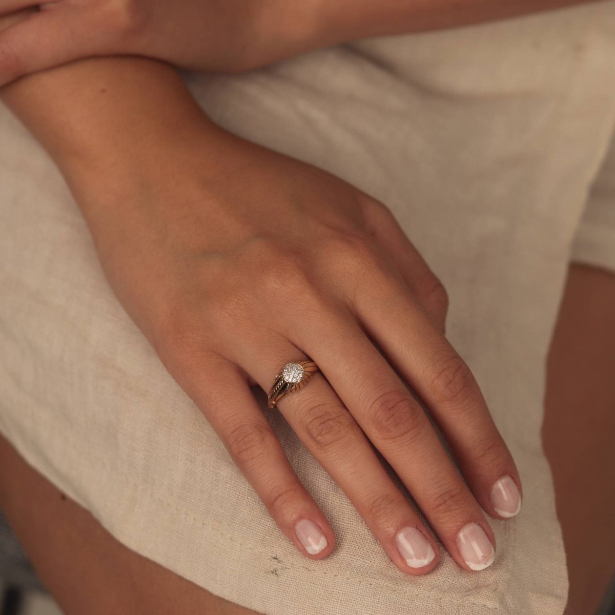 Taşlı Şovalye Yüzük