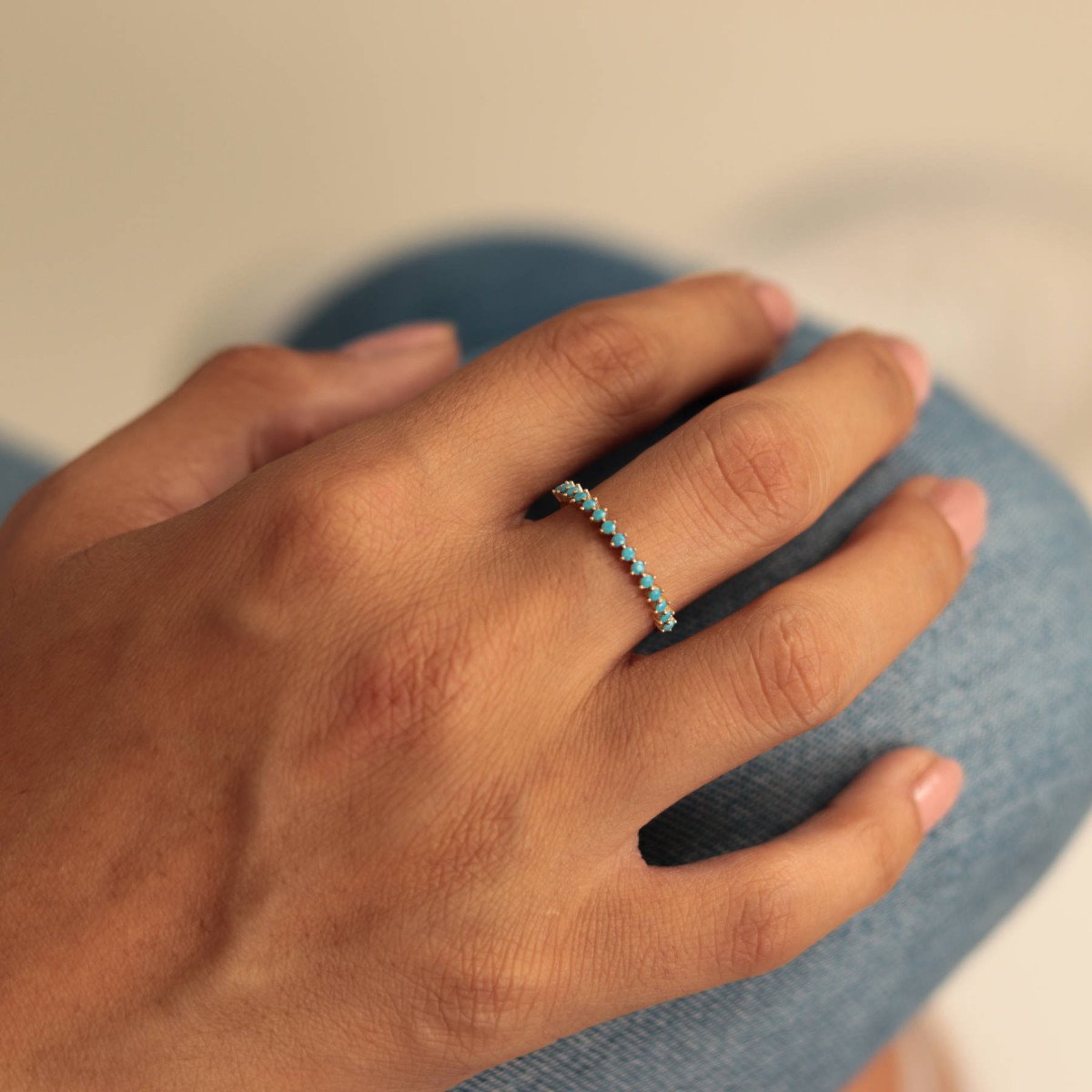 Sıralı Firuze Yüzük