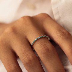 Sıralı Firuze Yüzük