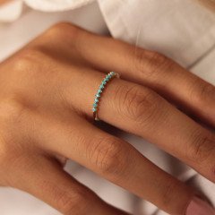 Sıralı Firuze Yüzük