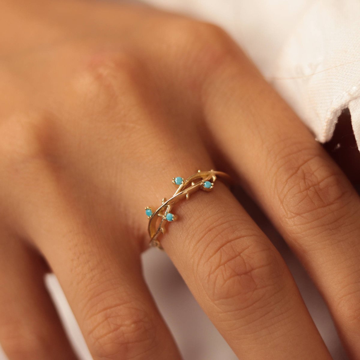 Sarmaşık Firuze Yüzük