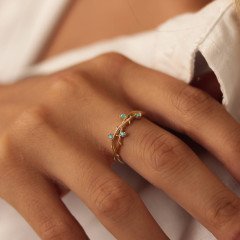 Sarmaşık Firuze Yüzük