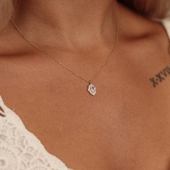 Taşlı Vintage Kolye