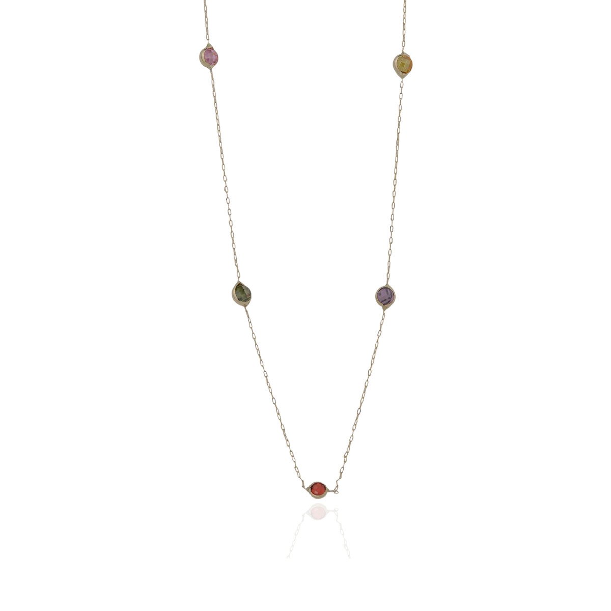 Renkli Taşlı Kolye