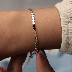 Sıralı Dörtgen Bileklik