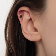 Renkli Oval Piercing
