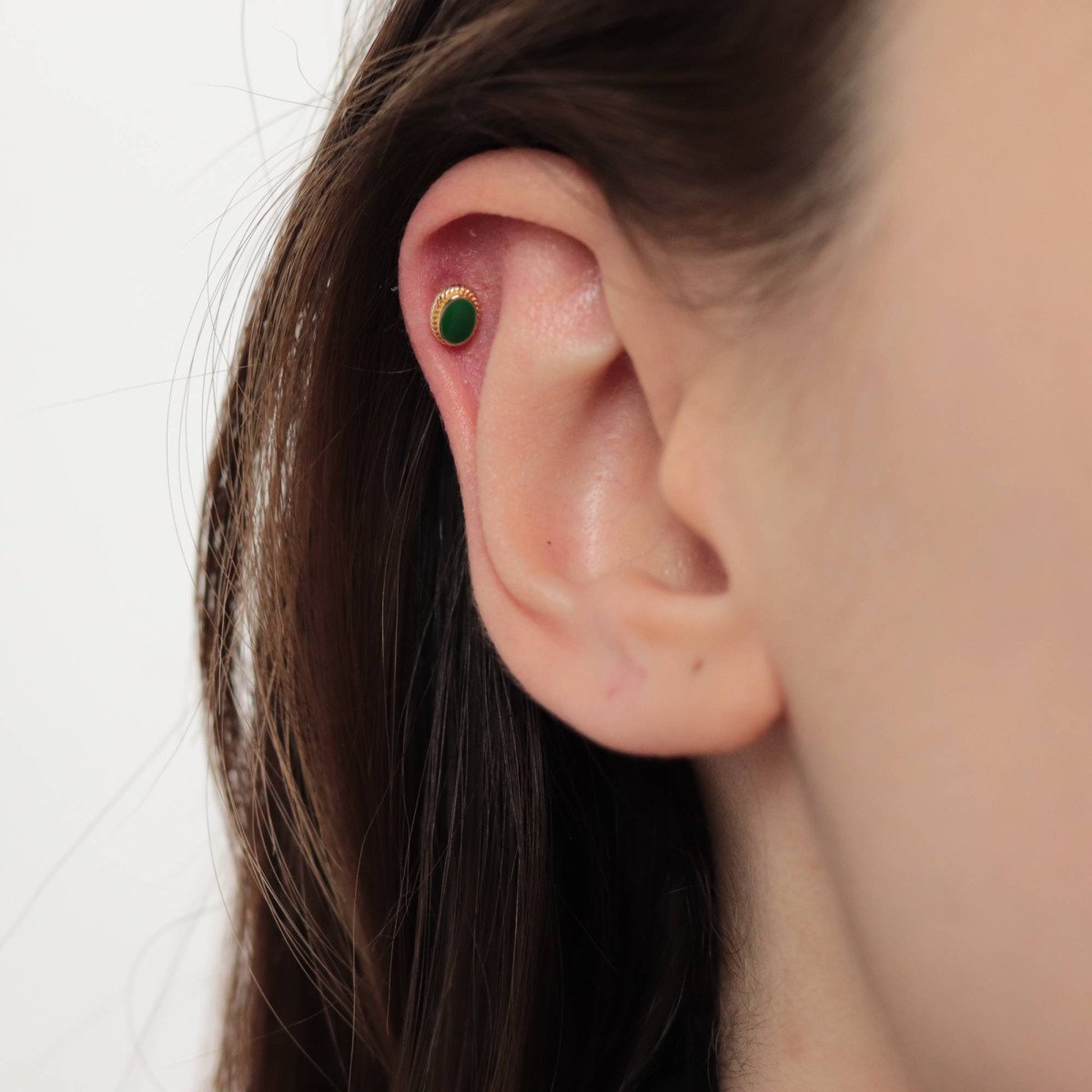 Renkli Oval Piercing