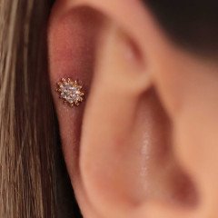 Taşlı Güneş Piercing