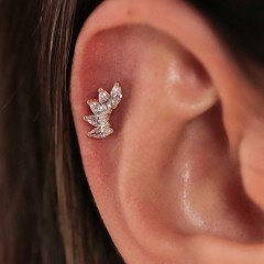 Taşlı Taç Piercing