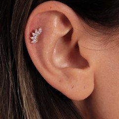 Taşlı Taç Piercing