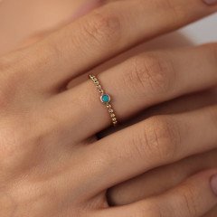 Top Top Firuze Yüzük