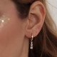 Three Stone Earrings