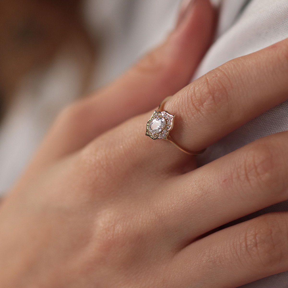 Taşlı Vintage Yüzük