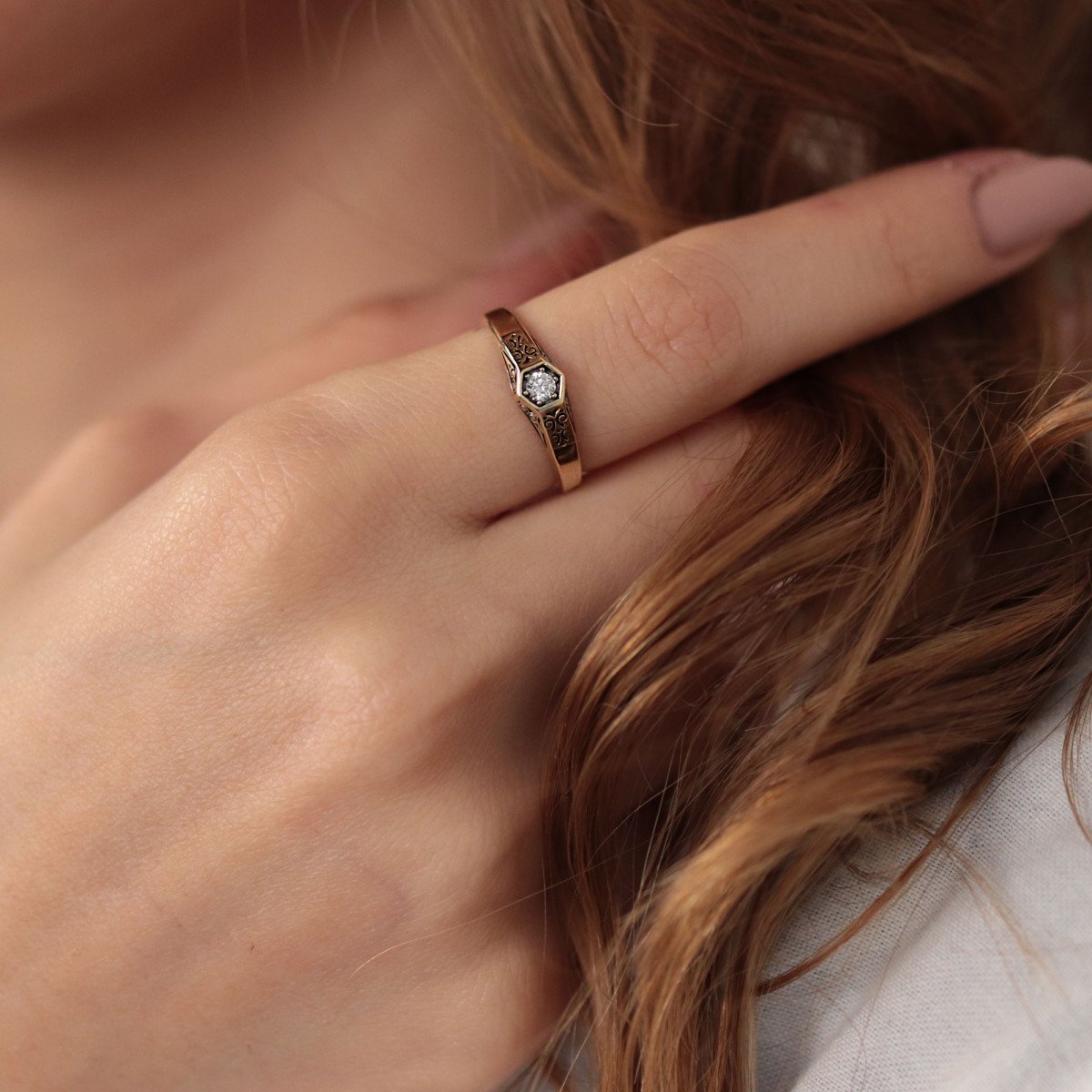 Vintage Şovalye Yüzük