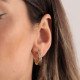Cord Hoop Earrings